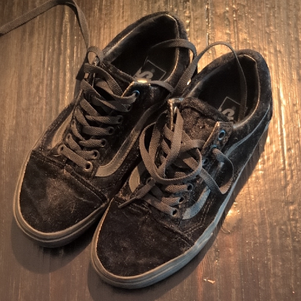 Black Velvet woman's Sneakers